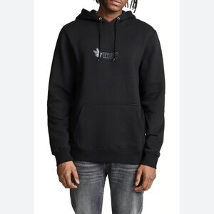 STUSSY BUTTERFLY APPLIQUE HOODY‎ SMALL